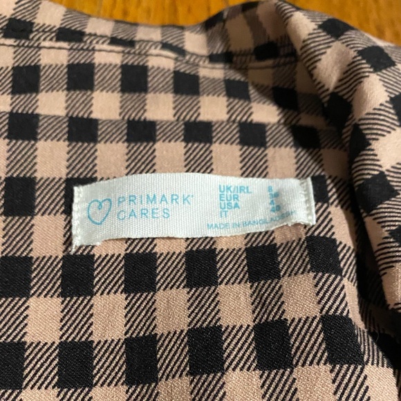 Checkered cropped blazer - Picture 2 of 4